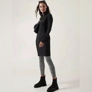 NWT Athleta Delancey Dress in Black